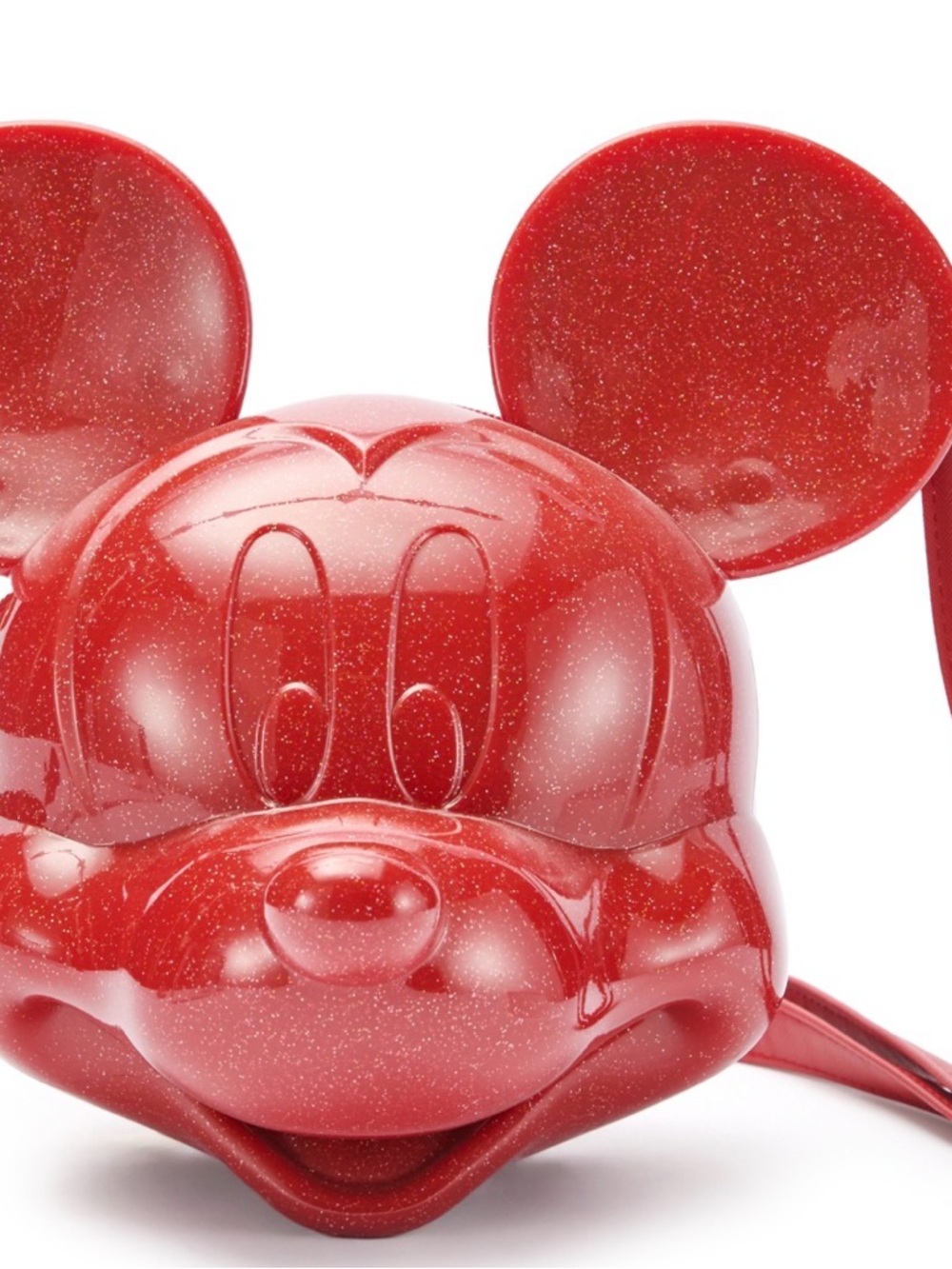 Loungefly Red Glitter Mickey Mouse Crossbody Bag